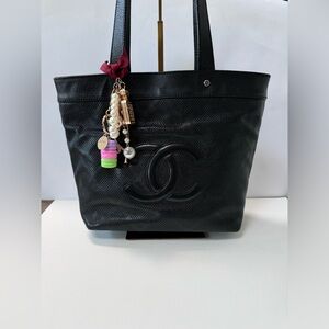 Chanel perforated CC Executive tote pre-loved